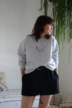 Load image into Gallery viewer, Dancing in the wildflower embroidered slogan sweater