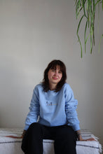 Load image into Gallery viewer, Floral colour block embroidered sweater