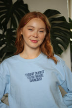 Load image into Gallery viewer, There ought to be more dancing embroidered sweater