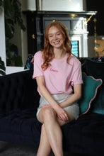 Load image into Gallery viewer, Disco text embroidered T-Shirt