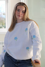 Load image into Gallery viewer, All Over Hydrangea Sweater