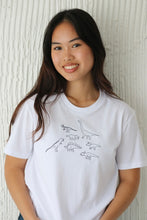 Load image into Gallery viewer, Multi dinosaur embroidered T-shirt