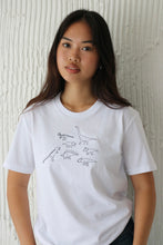 Load image into Gallery viewer, Multi dinosaur embroidered T-shirt