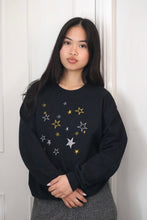 Load image into Gallery viewer, Metallic Star embroidered sweater