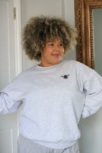 Load image into Gallery viewer, Left chest Bee embroidered sweater