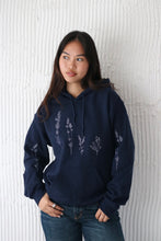 Load image into Gallery viewer, Embroidered large wildflower hoodie with floral sleeves