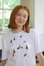 Load image into Gallery viewer, Dogs Under the Mistletoe T-shirt