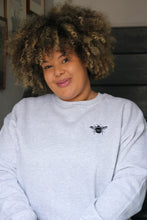 Load image into Gallery viewer, Left chest Bee embroidered sweater