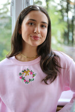 Load image into Gallery viewer, Mini Bow Wreath Sweater