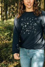 Load image into Gallery viewer, Night sky embroidered sweater