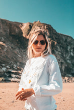 Load image into Gallery viewer, Metallic Star embroidered sweater