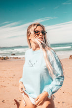 Load image into Gallery viewer, Dancing in the wildflower embroidered slogan sweater