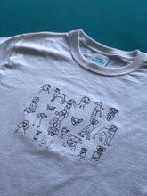 Load image into Gallery viewer, Doodle dog embroidered organic t-shirt