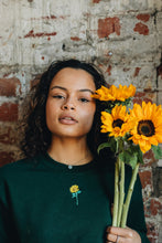 Load image into Gallery viewer, Sunflower embroidered sweater