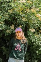 Load image into Gallery viewer, Embroidered large moth sweater