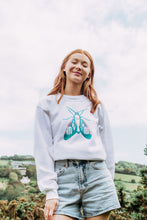 Load image into Gallery viewer, Embroidered large moth sweater