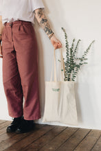 Load image into Gallery viewer, Have a really lovely day with mini bee strap embroidered tote bag