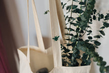 Load image into Gallery viewer, Have a really lovely day with mini bee strap embroidered tote bag