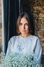 Load image into Gallery viewer, Dancing in the wildflower embroidered slogan sweater