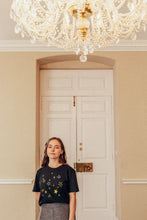 Load image into Gallery viewer, Lots of metallic stars embroidered T-shirt