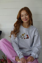 Load image into Gallery viewer, Embroidered Woodland Animals sweater