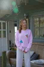 Load image into Gallery viewer, Embroidered Kingfisher sweater