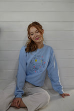 Load image into Gallery viewer, Embroidered Spring Cats are my Favourite sweater
