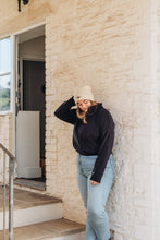 Load image into Gallery viewer, Cropped Fleece with sleeve embroidery