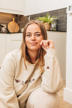 Load image into Gallery viewer, Mini bugs embroidered sweater