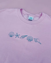 Load image into Gallery viewer, Line of Shells embroidered sweater
