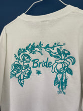 Load image into Gallery viewer, Bride floral bee back sweater with personalised forever sleeve