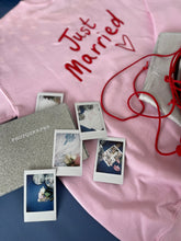 Load image into Gallery viewer, Just married sweater with custom sleeve