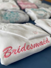 Load image into Gallery viewer, Wedding Party heart sleeve sweater