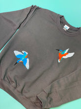Load image into Gallery viewer, Embroidered Kingfisher sweater