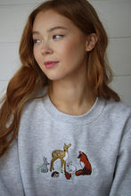 Load image into Gallery viewer, Embroidered Woodland Animals sweater