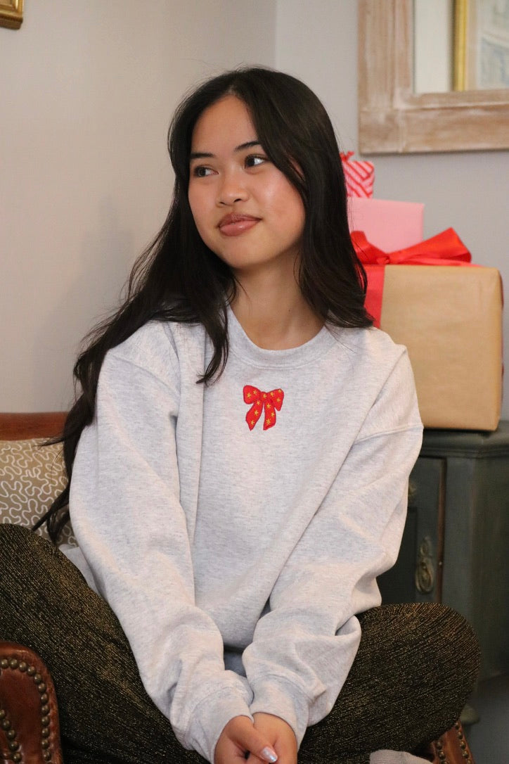 Christmas Ribbon Sweater