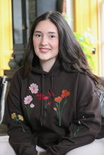 Load image into Gallery viewer, Autumnal Floral Sleeve Hoodie