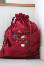 Load image into Gallery viewer, Velvet embroidered XLarge Christmas gift sack