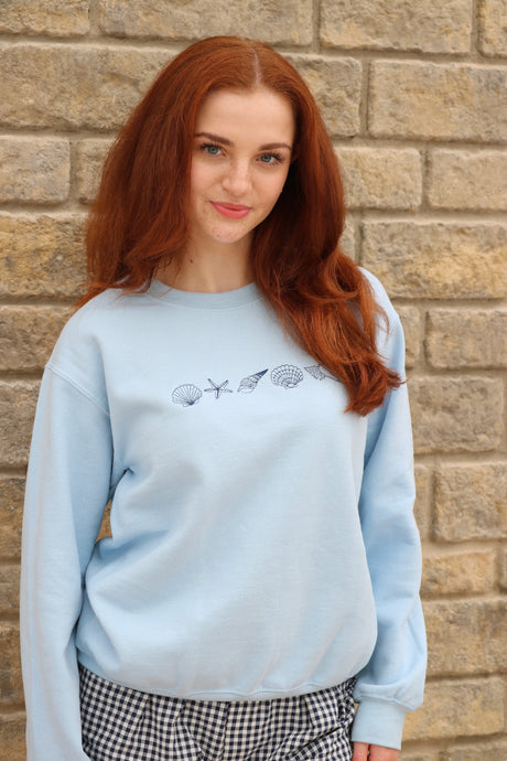 Line of Shells embroidered sweater