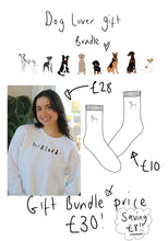 Load image into Gallery viewer, Dog Lover Gift Bundle - Sweater &amp; Socks