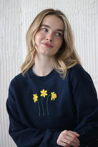 Trio of Daffodil sweater