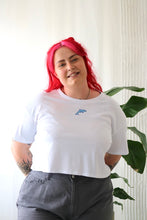 Load image into Gallery viewer, Embroidered crop top
