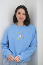 Load image into Gallery viewer, SALE - Spring Lamb sweater - medium CORNFLOWER BLUE