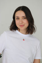 Load image into Gallery viewer, SALE - Mini Cherry T-shirt - SMALL WHITE