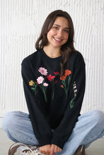 Load image into Gallery viewer, Autumnal Floral Sleeve Sweater