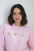 Load image into Gallery viewer, SALE - Spring Things sweater - SMALL PINK