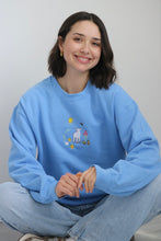 Load image into Gallery viewer, SALE - Spring Lamb sweater - medium CORNFLOWER BLUE