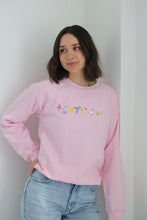 Load image into Gallery viewer, SALE - Spring Things sweater - SMALL PINK