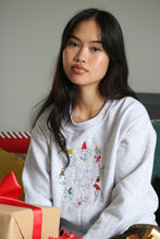 Load image into Gallery viewer, Super Festive Dogs embroidered sweater