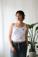 Load image into Gallery viewer, The all over Ladybird flower mix Strappy Vest
